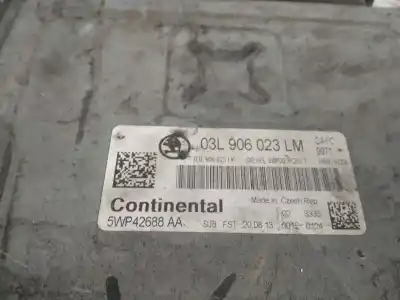 Автозапчастина б/у ебу контролер двигуна для SKODA RAPID (NH) (07.2012->) 1.6 Active [1.6 Ltr. - 77 kW TDI DPF] Посилання на OEM IAM 03L906023LM SJ8FST200813 5WP42688AA