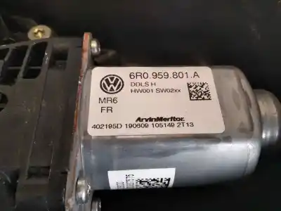 Second-hand car spare part driver left window regulator for seat ibiza sc (6j1) 1.4 tdi oem iam references 6j3837401  