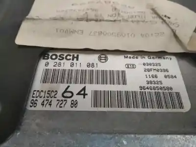 Pezzo di ricambio per auto di seconda mano  per PEUGEOT 307 BREAK / SW (S1)  Riferimenti OEM IAM 0281011081 28FM0396 9647472780 Pezzo di ricambio per auto di seconda mano  per PEUGEOT 307 BREAK / SW (S1)  Riferimenti OEM IAM 0281011081 28FM0396 9647472780