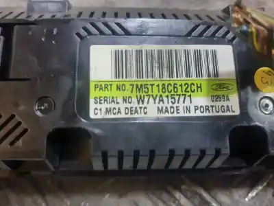 Second-hand car spare part heating / air conditioning control panel for ford focus lim. (cb4) titanium oem iam references 7m5t18c612  