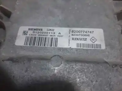 Second-hand car spare part ecu engine control for renault twingo authentique oem iam references 8200774747 s120200113 8200700695