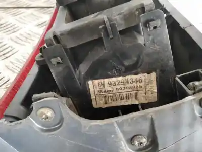 Peça sobressalente para automóvel em segunda mão farolim traseiro direito por opel meriva cosmo referências oem iam 93294346  89398085