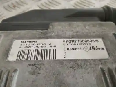 Second-hand car spare part ecu engine control for renault megane i scenic (ja0) 1.6e alize oem iam references 7700860319 s115300203 7700105979