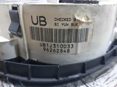 Peça sobressalente para automóvel em segunda mão comando de sofagem (chauffage / ar condicionado)  por daewoo tacuma se referências oem iam 96262848  