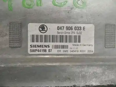 İkinci el araba yedek parçası  için SKODA FABIA (6Y2/6Y3)  OEM IAM referansları 047906033E 045419 5WP4419807
