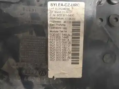 İkinci el araba yedek parçası röle/sigorta kutusu için skoda fabia (6y2/6y3) classic oem iam referansları 6q0937548g 6y1970200a 6y1955744b