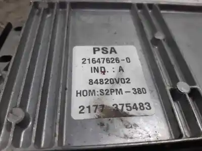 Автозапчастина б/у ебу контролер двигуна для CITROEN C3 PLURIEL 1.4 Посилання на OEM IAM 216476260 CAJA OSCAR 03/01 9642222380