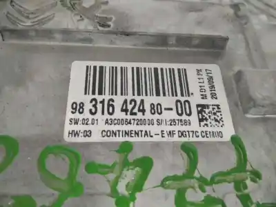 Pièce détachée automobile d'occasion écran multifonctions pour citroen c-elysée feel références oem iam 9631642480