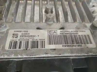 Second-hand car spare part ecu engine control for citroen c2 audace oem iam references 9660300280 5ws40285c 9653451880