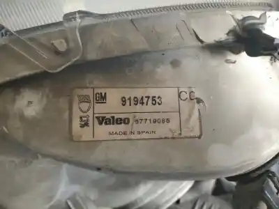 Second-hand car spare part right headlight for opel agila básico oem iam references 9194753  67719085