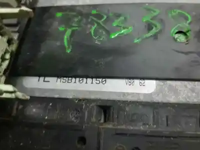 Peça sobressalente para automóvel em segunda mão centralina de motor uce por mg rover mg zr 100 d referências oem iam msb10150