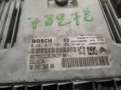 Second-hand car spare part ecu engine control for citroen c2 cool oem iam references 9658556880 9654490280 0281011785