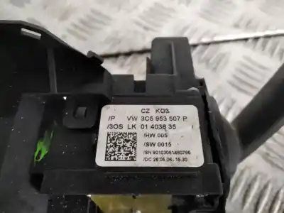Pezzo di ricambio per auto di seconda mano comando multifunzione per volkswagen passat b6 variant (3c5) 2.0 tdi 16v riferimenti oem iam 3c5953507p  01403835