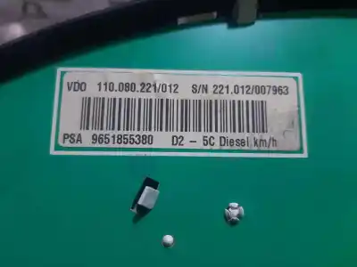Gebrauchtes Autoersatzteil instrumententafel zum peugeot 407 st confort oem-iam-referenzen 9651855380  110080221012