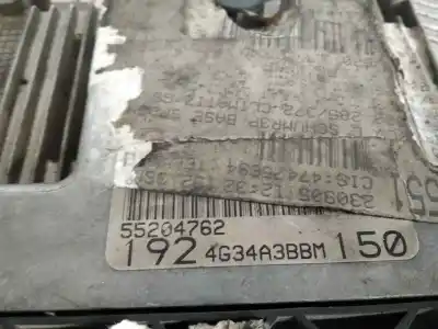 Pezzo di ricambio per auto di seconda mano centralina motore per fiat stilo (192) 1.9 multijet 150 dynamic riferimenti oem iam 55204762 230905 192ag34a3bbm