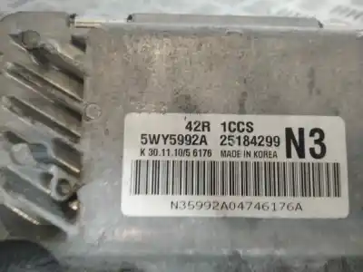 Second-hand car spare part ecu engine control for chevrolet aveo ls oem iam references 25184299 42r1ccs 5wy5992a