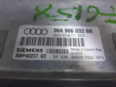 Second-hand car spare part ecu engine control for audi a3 (8p1) 1.6 oem iam references 06a906033bb  5wp40227
