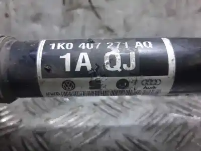 Peça sobressalente para automóvel em segunda mão transmissão dianteira esquerda por audi a3 (8p1) 1.6 referências oem iam 1k0407271aq  