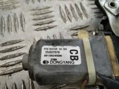 Second-hand car spare part Rear Right Window Regulator for CHEVROLET CAPTIVA 2.2 VCDi LT 2WD 163 CV / 120 KW OEM IAM references 25937970  2 PINS