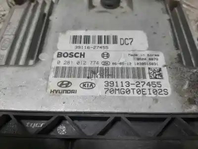 Peça sobressalente para automóvel em segunda mão centralina de motor uce por kia magentis 2.0 crdi referências oem iam 3911327455 1039s15831 0281012774