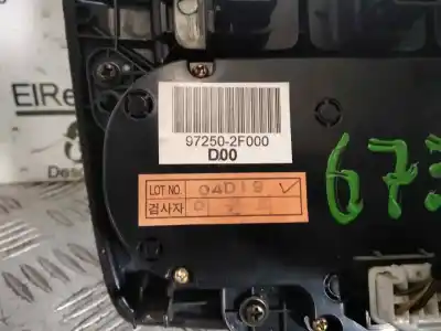 Peça sobressalente para automóvel em segunda mão comando de sofagem (chauffage / ar condicionado)  por kia cerato 1.5 crdi referências oem iam 972502f000  