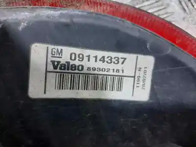 Pezzo di ricambio per auto di seconda mano luci posteriori destra per opel corsa c comfort riferimenti oem iam 09114337  89302181
