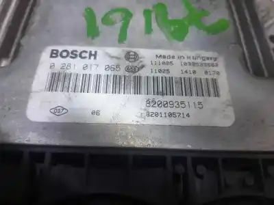 Автозапчасти б/у блок управления двигателем за OPEL VIVARO FURGÓN/COMBI (07.2006 =>) Combi 2.7t L1H1 ссылки OEM IAM 8200935115 1039S33682 0281017065
