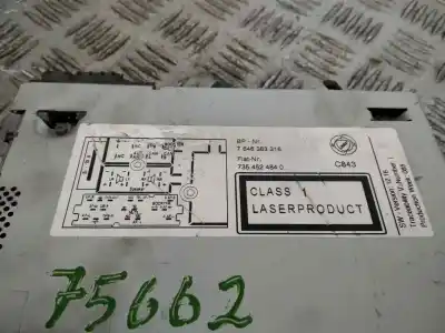 Second-hand car spare part AUDIO SYSTEM / RADIO CD for FIAT NUOVA 500 (150)  OEM IAM references 7646383316  7354524840