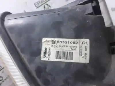 Second-hand car spare part left headlight for opel meriva cosmo oem iam references 93321052  