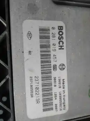 Second-hand car spare part ecu engine control for dacia sandero ambiance oem iam references 0281019457 237102553r 237102213r