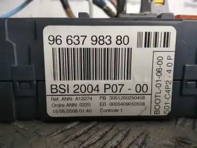 Pezzo di ricambio per auto di seconda mano scatola relè/fusibili per citroen jumpy ii (vf7) 2.0 hdi 120 riferimenti oem iam 03081000465  