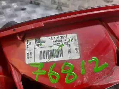 Piesă de schimb auto la mâna a doua lampã spate dreapta pentru opel corsa d catch me referințe oem iam 13186351  