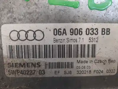 Second-hand car spare part ecu engine control for audi a3 (8p1) 1.6 oem iam references 06a906033bb  