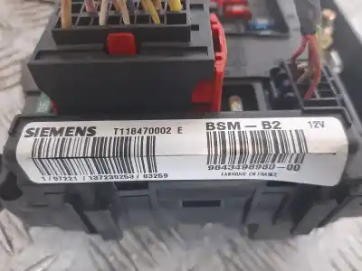 Second-hand car spare part fuse box unit for renault scenic (ja..) 1.9 dci authentique oem iam references 9643498980  