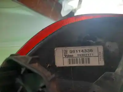 Pezzo di ricambio per auto di seconda mano lampada posteriore sinistra per opel corsa c 1.2 16v cat (z 12 xe / lw4) riferimenti oem iam 09114336  89302171