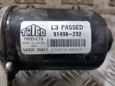 Peça sobressalente para automóvel em segunda mão motor do limpa para brisas por opel combo familiar referências oem iam 91498232  