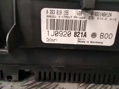 Автозапчастина б/у панель інструментів для volkswagen bora i (1j2) 1.6 посилання на oem iam 1j0929821a 0311460124 0263618155