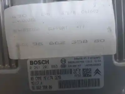 Second-hand car spare part ecu engine control for peugeot 308 confort oem iam references 966235880