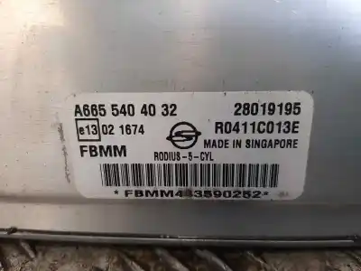 Автозапчастина б/у ебу контролер двигуна для ssangyong rodius 2.7 turbodiesel cat посилання на oem iam 280219195  