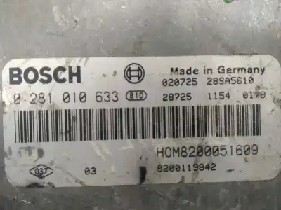 Автозапчастина б/у ЕБУ КОНТРОЛЕР ДВИГУНА для OPEL VIVARO  Посилання на OEM IAM 8200119842  0281010633