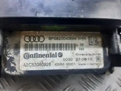 Автозапчастина б/у контроль опалення / кондиціонації для AUDI A3 (8P) 1.6 TDI Посилання на OEM IAM 8P0820043BM   Автозапчастина б/у контроль опалення / кондиціонації для AUDI A3 (8P) 1.6 TDI Посилання на OEM IAM 8P0820043BM