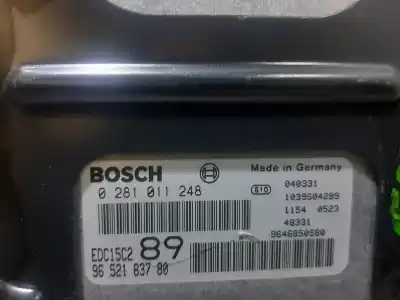 Pezzo di ricambio per auto di seconda mano centralina motore per peugeot 307 break / sw (s1) break xs riferimenti oem iam 9652183780  