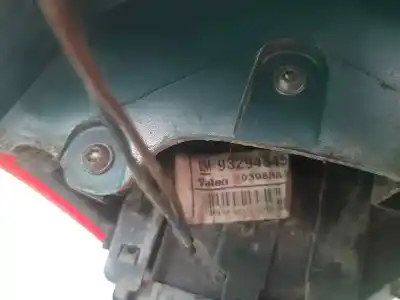 Second-hand car spare part left tailgate light for opel meriva cosmo oem iam references 93294345  89398084