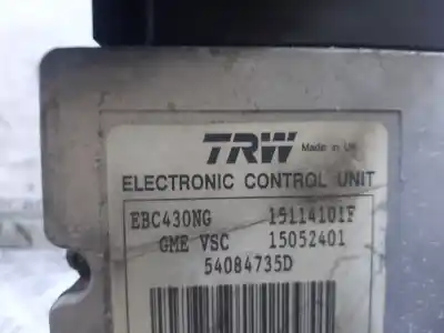 Pezzo di ricambio per auto di seconda mano abs per saab 9-3 combi (e50) 1.9 tid riferimenti oem iam 15114101f 54084735d 15052401