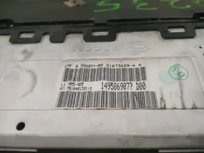 Second-hand car spare part multifunction display for citroen c8 2.0 hdi premier oem iam references 1495869077  216736294