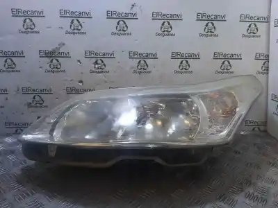 Second-hand car spare part left headlight for citroen c4 berlina collection oem iam references 9646893980  