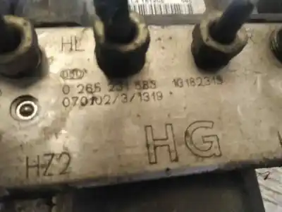 Peça sobressalente para automóvel em segunda mão abs por opel meriva cosmo referências oem iam 0265231583  