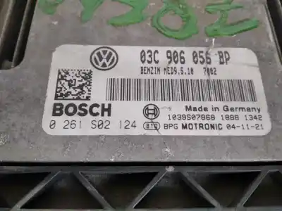 Peça sobressalente para automóvel em segunda mão centralina de motor uce por volkswagen golf v (1k1) (10.2003) blp referências oem iam 0261s02124  