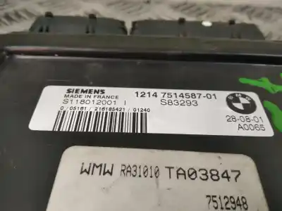 Second-hand car spare part ecu engine control for bmw mini (r50,r53) one oem iam references 751458701 s83293 s118012001