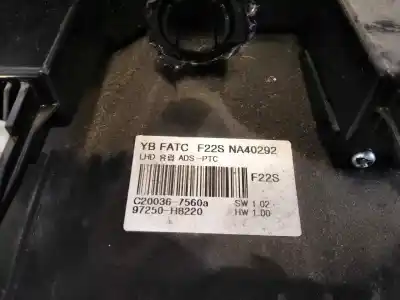 Pezzo di ricambio per auto di seconda mano controllo riscaldamento / aria condizionata per kia rio (yb) business riferimenti oem iam 97250h8220